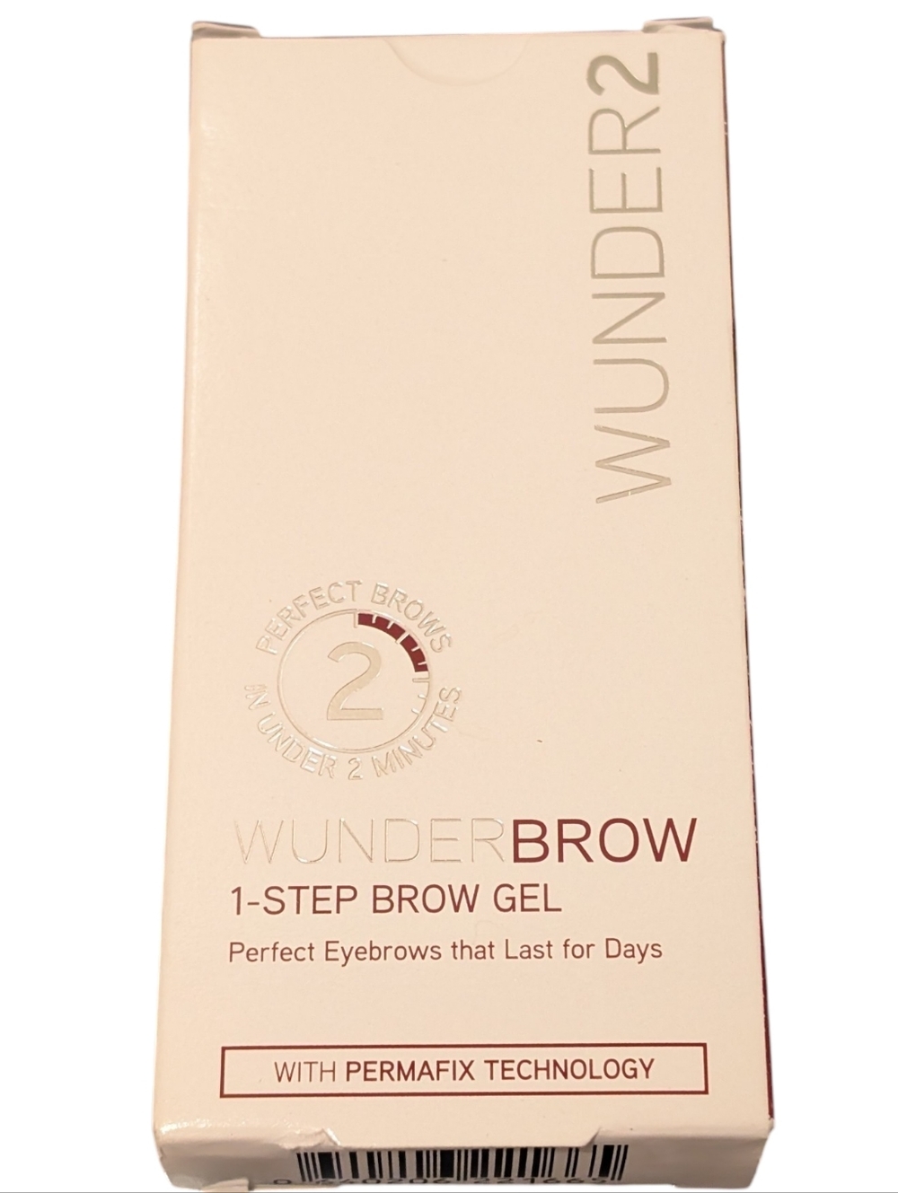 Wunder Brow Wunder2 Brunette 1 Step Brow Gel NWT With Permafix Technology